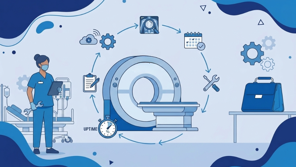 BlueFolder Blog post hero image – How to Track _ Optimize Medical Imaging Equipment Maintenance